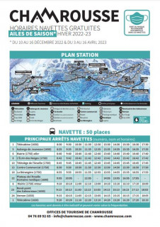 CHAMROUSSE - Horaires navettes gratuites